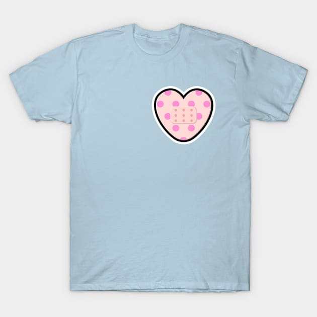 Heart Bandage T-Shirt by hahaha.creative